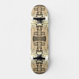  Frankrijk Paris Eiffeltoren Chaillot paleis Skateboard