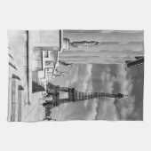  Frankrijk Paris Eiffeltoren Chaillot paleis Theedoek (Horizontaal)