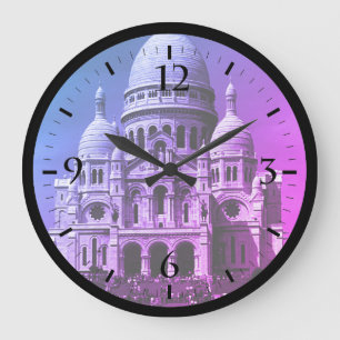  Frankrijk Paris Sacre Coeur Basilica Large CL Grote Klok