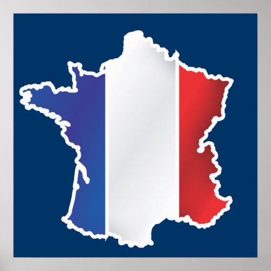 Frankrijk Poster (Voorkant)