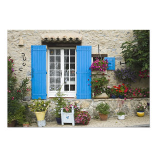 Frankrijk, Provence, Saint-LÈger-du-Ventoux. Foto Afdruk