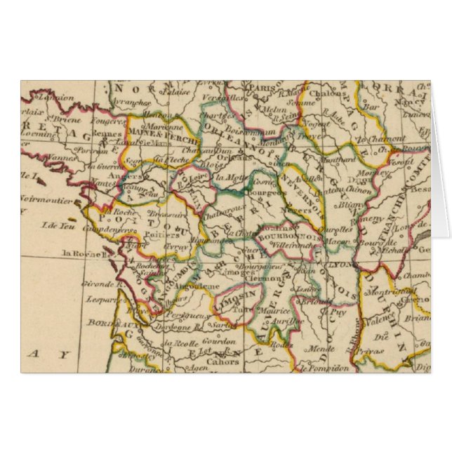 Frankrijk, provincies (Voorkant Horizontaal)