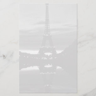  Frankrijk reflectie over de Eiffeltoren in Parijs Briefpapier