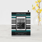  Frankrijk reflectie over de Eiffeltoren in Parijs Kaart (Gele Bloem)