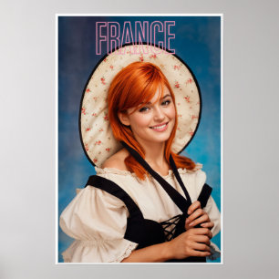 Frankrijk Reisposter Poster
