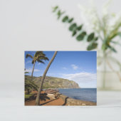 Frankrijk, Réunion Island, St-Denis, uitzicht van Briefkaart (Staand voorkant)