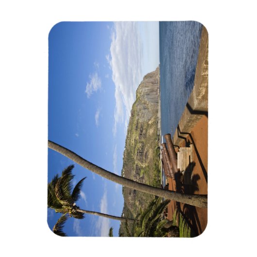 Frankrijk, Réunion Island, St-Denis, uitzicht van  Magneet (Verticaal)