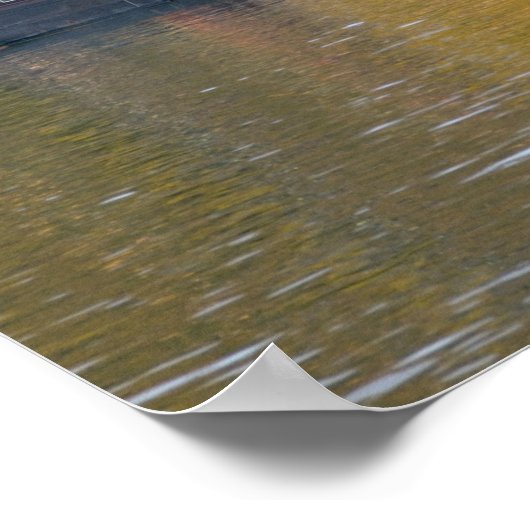 Frankrijk, Rhone, bij Avignon, schip langs Poster (Hoek)