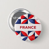 Frankrijk Ronde Button 5,7 Cm (Voorkant /achterkant)