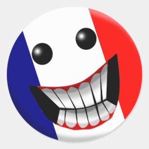 Frankrijk Ronde Sticker