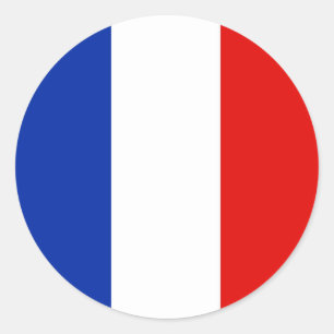 Frankrijk Ronde Sticker