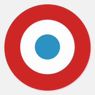 Frankrijk rondel land vlag symbool leger een leger ronde sticker