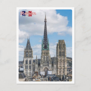 Frankrijk - Rouen - Cattedrale di Notre-Dame - Briefkaart