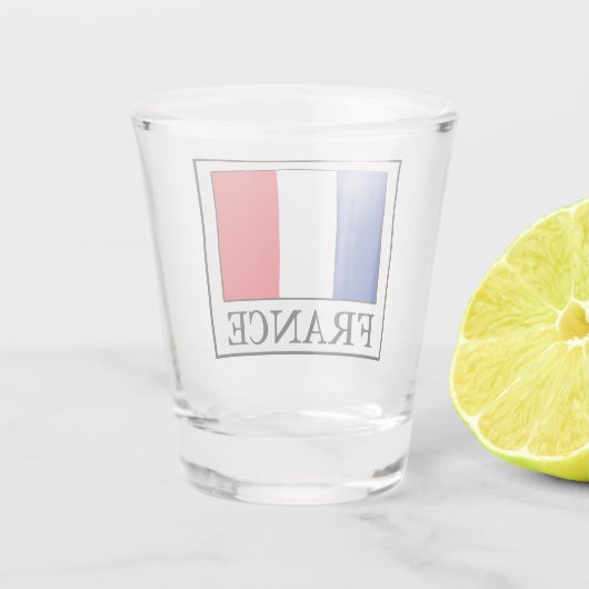 Frankrijk Shot Glas (Achterkant)