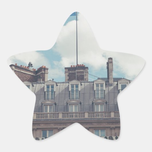 Frankrijk Ster Sticker (Voorkant)