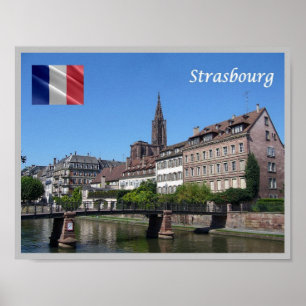Frankrijk - Straatsburg Starsburgo - Poster