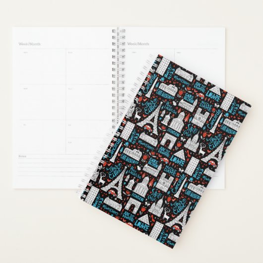 Frankrijk | Symbolen Patroon Planner (Display)
