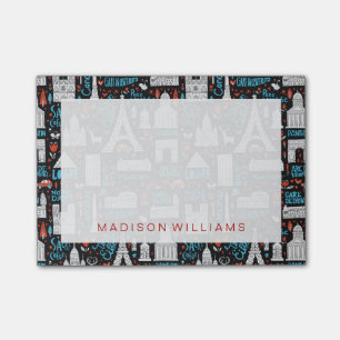 Frankrijk   Symbolen Patroon Post-it® Notes