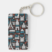 Frankrijk | Symbolen Patroon Sleutelhanger (achterkant)