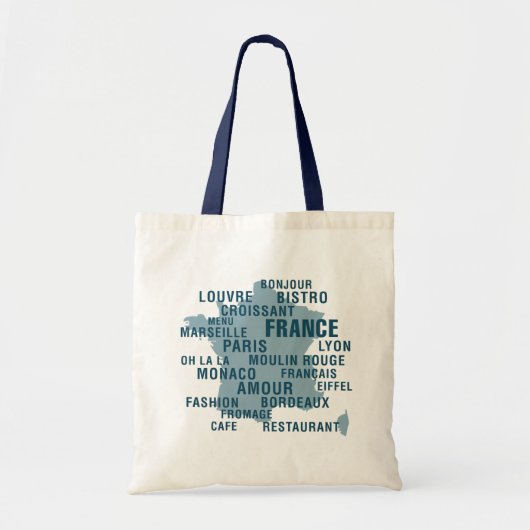 Frankrijk Tote Bag (Voorkant)