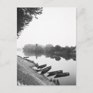 FRANKRIJK, Touraine, de Loire: CHINON Boats langs Briefkaart