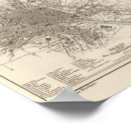 Frankrijk van 1610 t/m 1790 poster (Hoek)