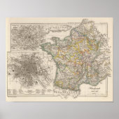 Frankrijk van 1610 t/m 1790 poster (Voorkant)