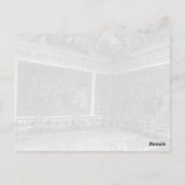 Frankrijk Versailles paleis Apollo chambre Briefkaart (Achterkant)