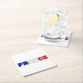 Frankrijk Vierkante Kartonnen Onderzetter (Insitu)