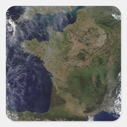 Frankrijk Vierkante Sticker (Voorkant)