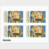 FRANKRIJK Vintage Reizen stickers (Vel)