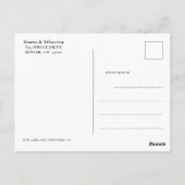 frankrijk Vintage VAN PARIJS Briefkaart (Achterkant)