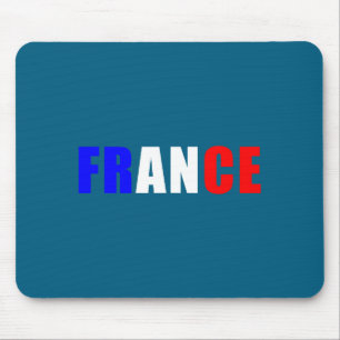 Frankrijk Vlag Outfit Franse Jersey Ontwerp Muismat