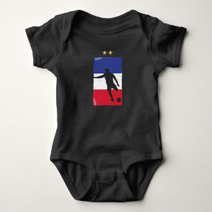 Frankrijk Voetbal Fan T-shirt Franse Vlag