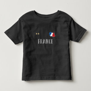 Frankrijk Voetbal Fan T-shirt Franse Vlag