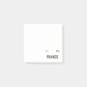 Frankrijk Voetbal Fan T-shirt Hart Post-it® Notes (Voorkant)