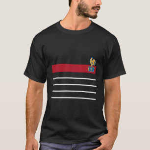 Frankrijk Voetbal Jersey  Frans 1984 Retro T-shirt