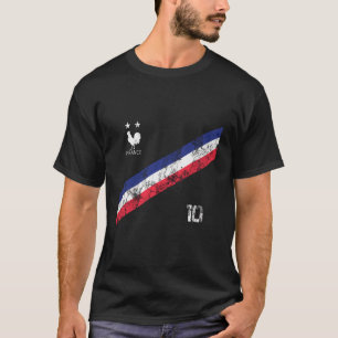 Frankrijk Voetbal Jersey Style Team Mannen Vrouwen T-shirt