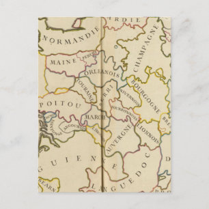 Frankrijk, Voorzieningen en Grenzen Briefkaart