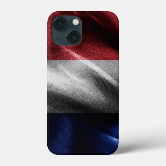 Frankrijk zijde vlag Case-Mate iPhone case (Achterkant)