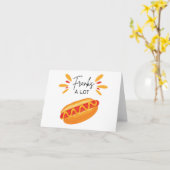 Franks a Lot - Carte de remerciements de jeu (Fleur jaune)