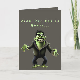 Frank's Domme Monster - Grappige Frankenstein Mons Feestdagen Kaart