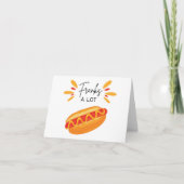 Franks veel - Pun bedankje Kaart (Voorkant)