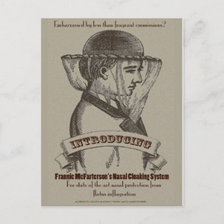 Frannie McFarterson's Nasal Cloaking System Briefkaart