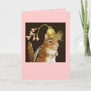 Frannie the chipmunk card kaart