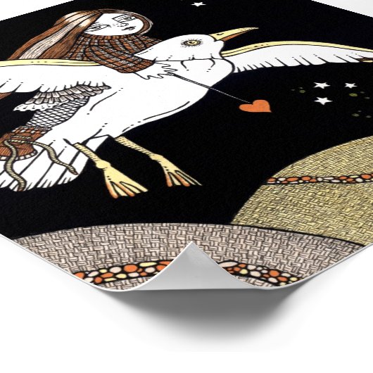 Frannies Vol de Fancy Poster Art Imprimer (Coin)