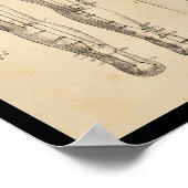  Frans 1825 Acupunctuur Meridian Points Poster (Hoek)