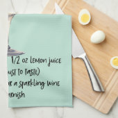 Frans 75 Cocktail Recipe Theedoek (Quarter Fold)