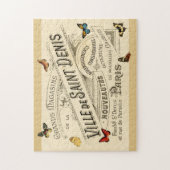 Frans AD met  butterflies, VS 2 Legpuzzel (Verticaal)