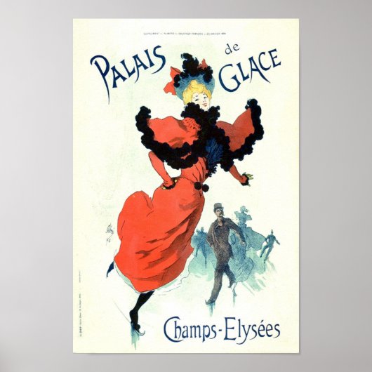  Frans Adverteren Palais de Glais 1895 Poster (Voorkant)